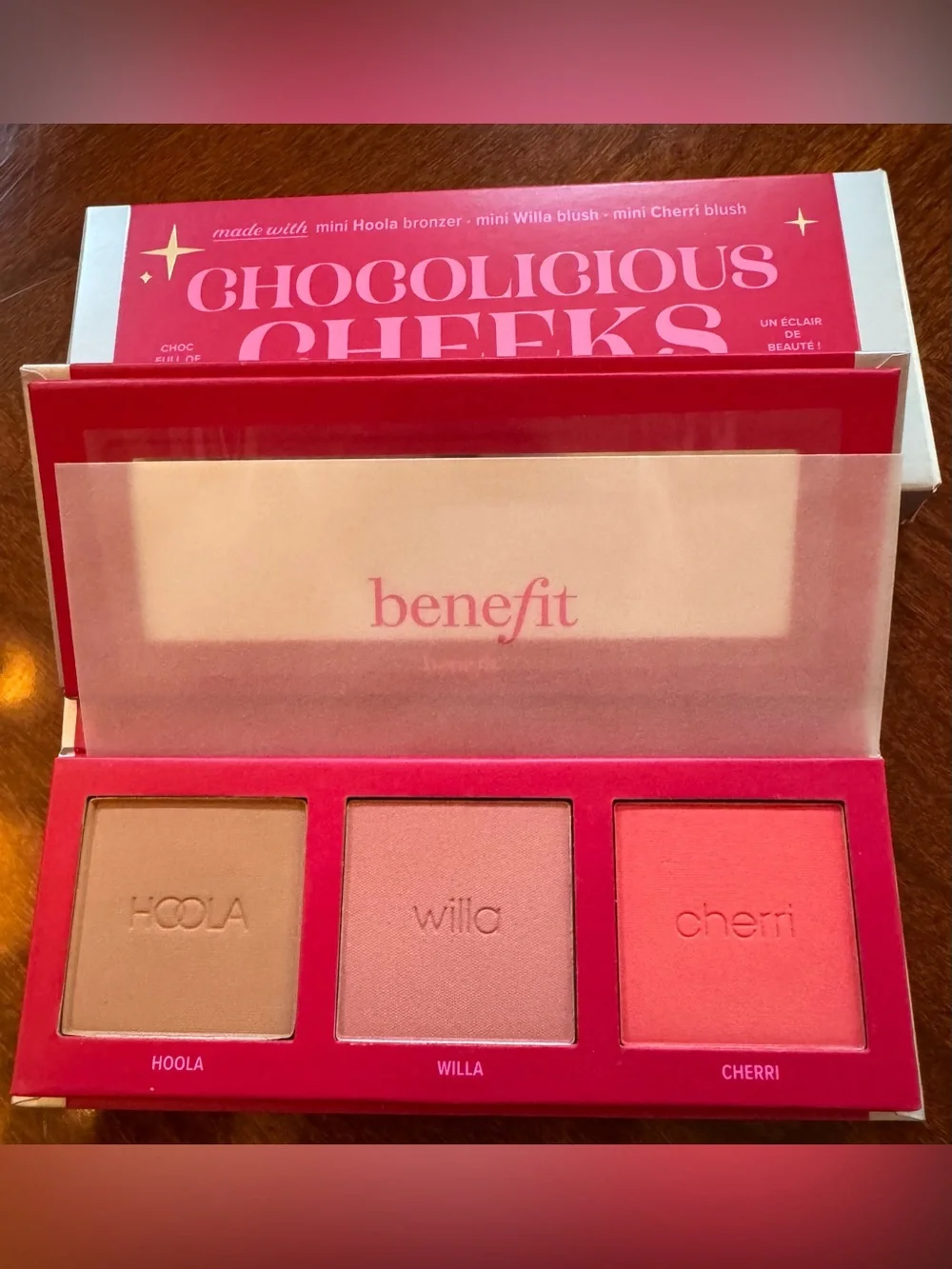Benefit Blush Palette Chocalicious Cheeks Blush Palette **NIB**